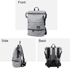 Daily backpack with expansion function