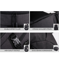 Daily backpack with USB recharge