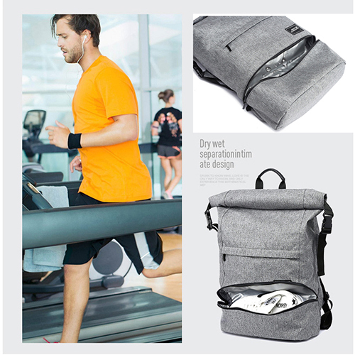 Daily backpack with expansion function