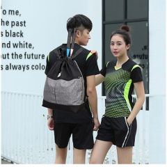Sport backpack with drawstring opening