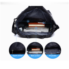 Sport backpack with drawstring opening