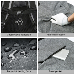 Daily backpack with expansion function