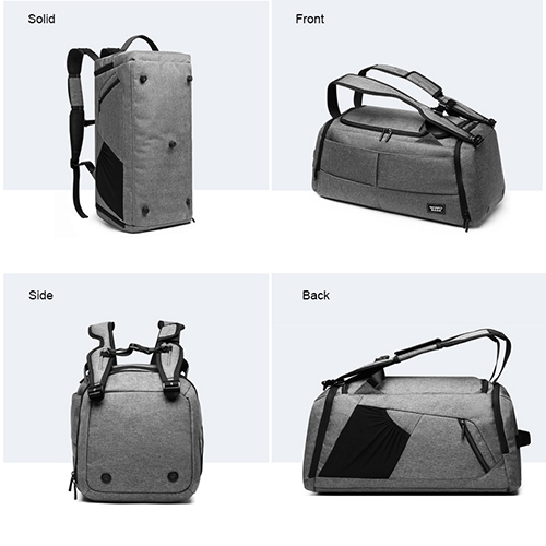 Double-purpose backpack with dry wet depart