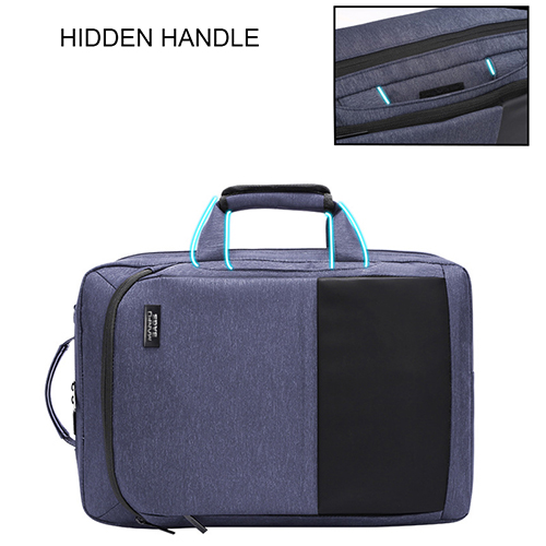 Double-purpose backpack with padded laptop interlayer