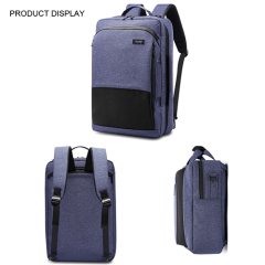 Double-purpose backpack with padded laptop interlayer
