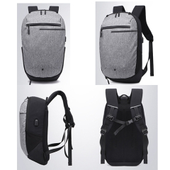 Daily backpack with basketball net pocket