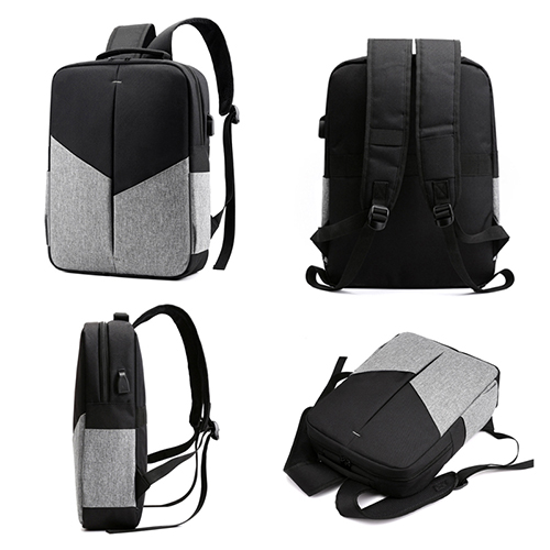 Daily backpack with USB recharge
