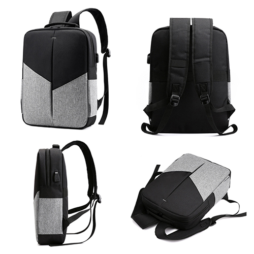 Daily backpack with USB recharge