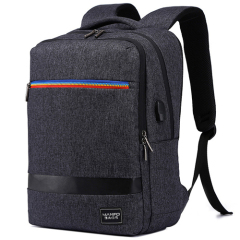Daily backpack with USB recharge