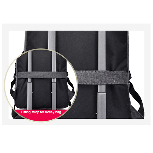 Daily backpack with USB recharge