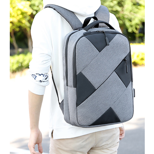 Daily backpack with USB recharge