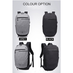 Daily backpack with basketball net pocket