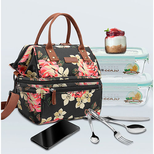 Insulation Waterproof Lunch bag with two layer