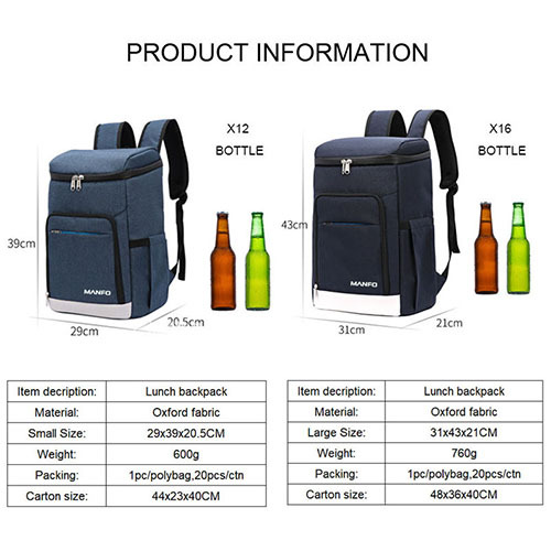 Insulation Waterproof Lunch backpack