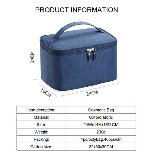 Waterproof cosmetic bag