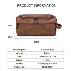 Cosmetic Bag with small pouch