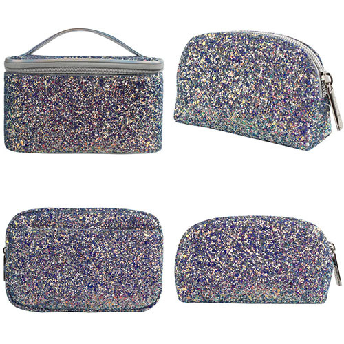 Cosmetic Bag with four-piece suit