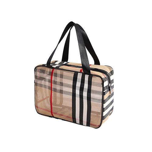 Waterproof cosmetic bag with three-piece suit