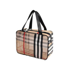 Waterproof cosmetic bag with three-piece suit