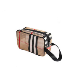 Waterproof cosmetic bag with three-piece suit