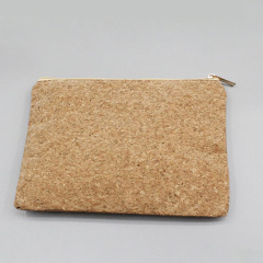 Cosmetic bag with wood grain pattern