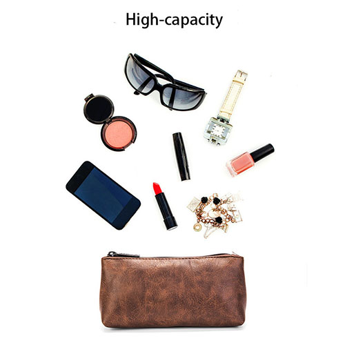 Cosmetic Bag with small pouch