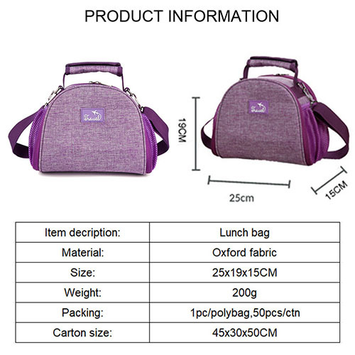 Insulation Waterproof Satchel Lunch bag