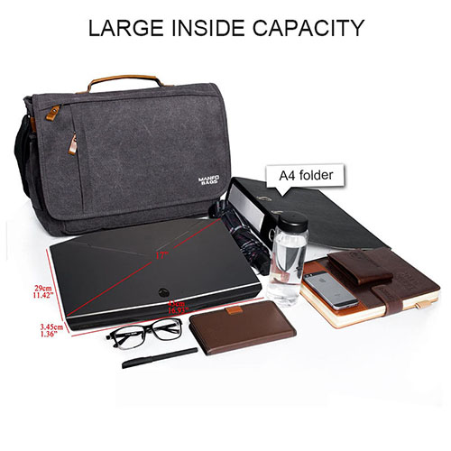 Messenger bag with PC interlayer