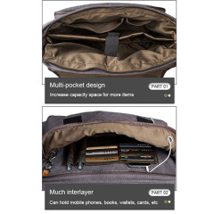 Messenger bag with PC interlayer