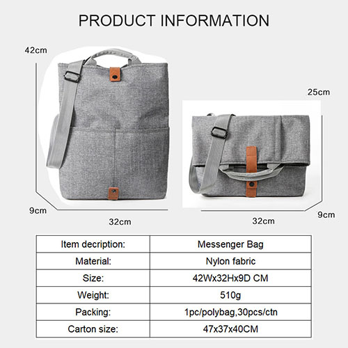 Messenger bag with expansion function