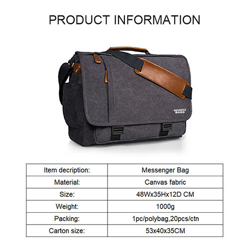 Messenger bag with PC interlayer