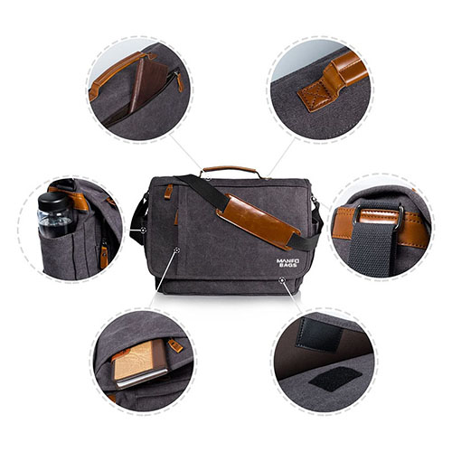Messenger bag with PC interlayer