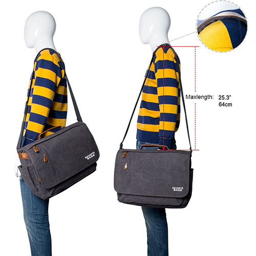 Messenger bag with PC interlayer