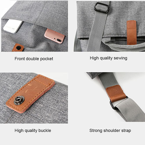 Messenger bag with expansion function