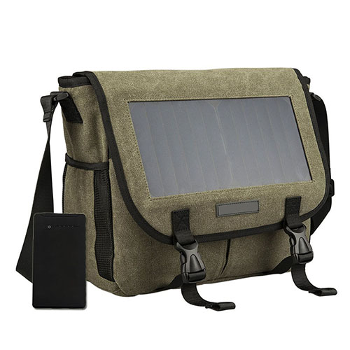 Messenger bag with USB Recharge