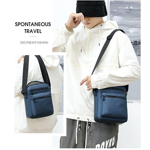 Men's Messenger bag with multicolor