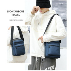 Men's Messenger bag with multicolor