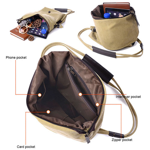 Hot sell Men's Women's messenger Shopping bag