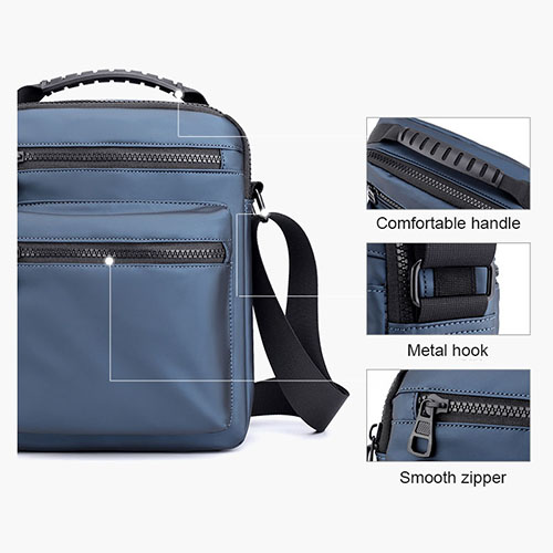 Men's Messenger bag with multicolor