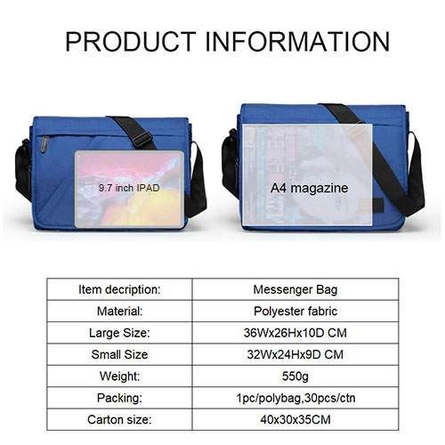 Hot sell Men's messenger bag