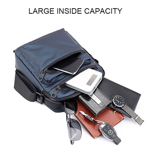 Men's Messenger bag with multicolor