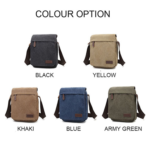 Men's Messenger bag with multicolor