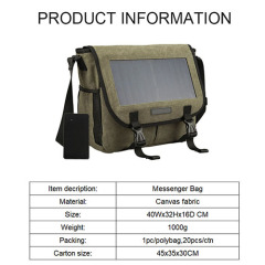 Messenger bag with USB Recharge