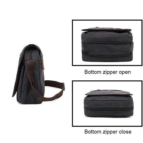 Men's Messenger bag with multicolor