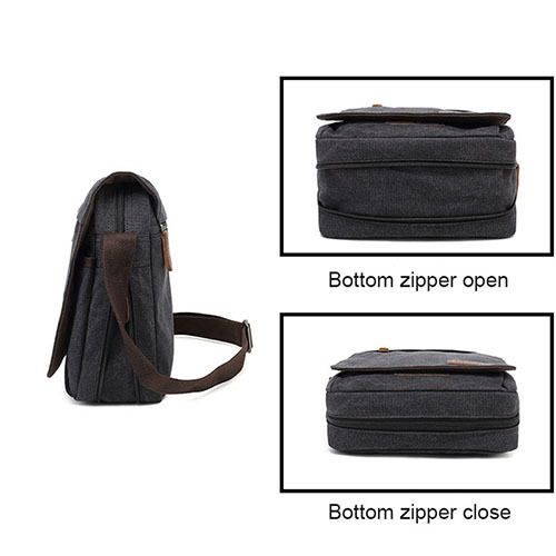 Men's Messenger bag with multicolor