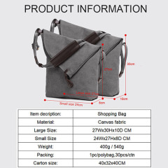 Hot sell Men's Women's messenger Shopping bag