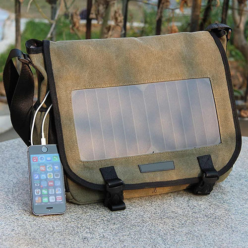 Messenger bag with USB Recharge