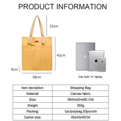 Fashion canvas shopping bag