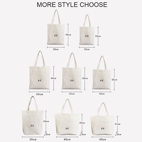 Fashion canvas shopping bag