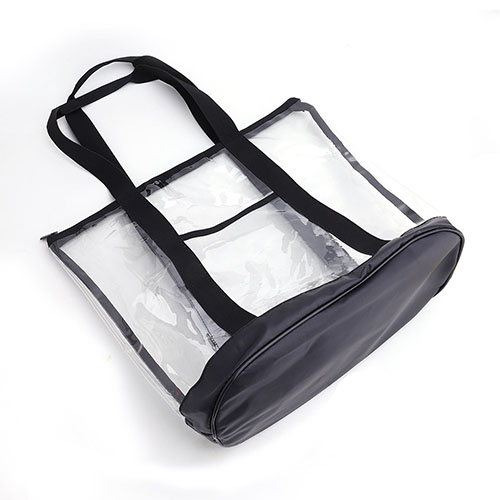 Transparent PVC shopping bag